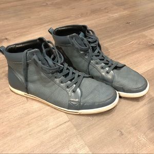 Also leather high tops